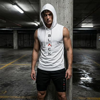 👕🔥 PROMO FLASH 50% ! Ensemble Sport Homme – Sweat Sans Manches & Short Décontracté, Tissu Confortable, Style Streetwear Athlétique ⏰