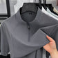 T-shirt de sport à demi-fermeture éclair à séchage rapide pour homme