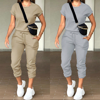 👕 PROMO LIMITÉE 50% DE RÉDUCTION ! ✨ Survêtement Femme – Confort, Poche, Cordon, Décontracté ✨