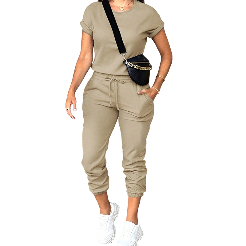 👕 PROMO LIMITÉE 50% DE RÉDUCTION ! ✨ Survêtement Femme – Confort, Poche, Cordon, Décontracté ✨