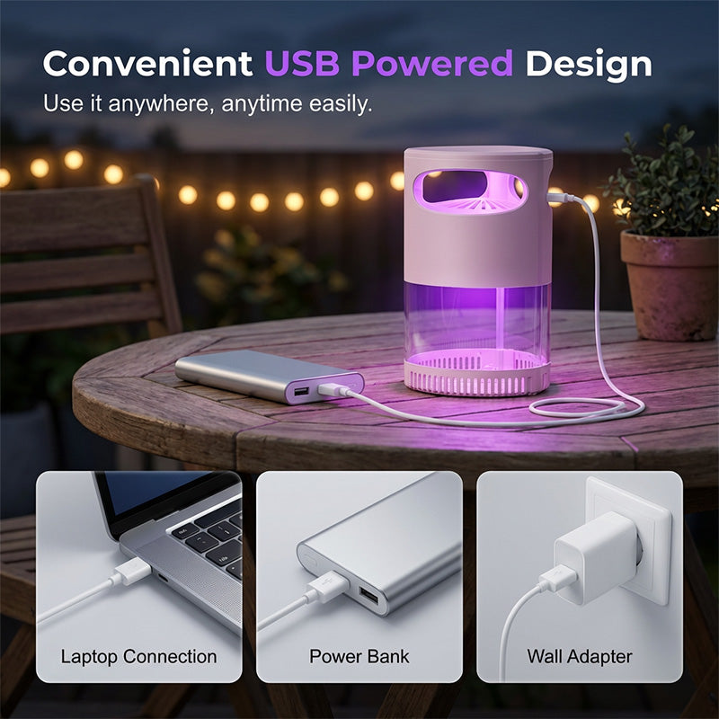 💐50% DE RÉDUCTION ! Lampe anti-moustiques UV – 50 000+ vendus, sommeil paisible 🌙💤【Offre Limitée】