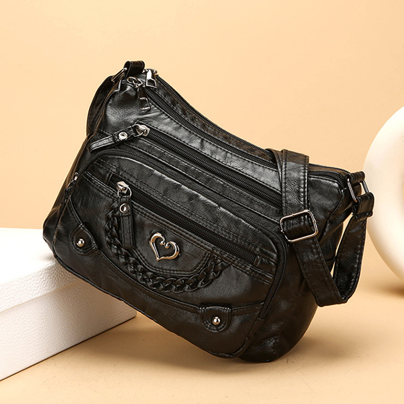 👜 PROMO LIMITÉE 50% DE RÉDUCTION ! ✨ Sac Bandoulière Femme – Cuir PU, Multi-poches, Réglable ✨