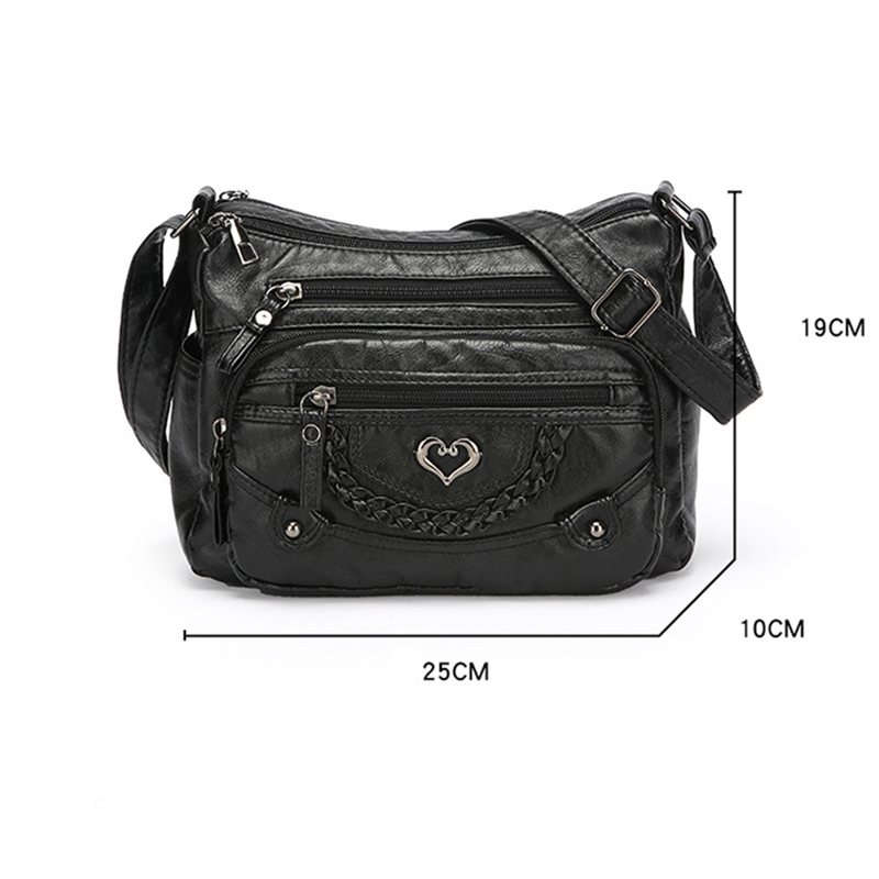 👜 PROMO LIMITÉE 50% DE RÉDUCTION ! ✨ Sac Bandoulière Femme – Cuir PU, Multi-poches, Réglable ✨
