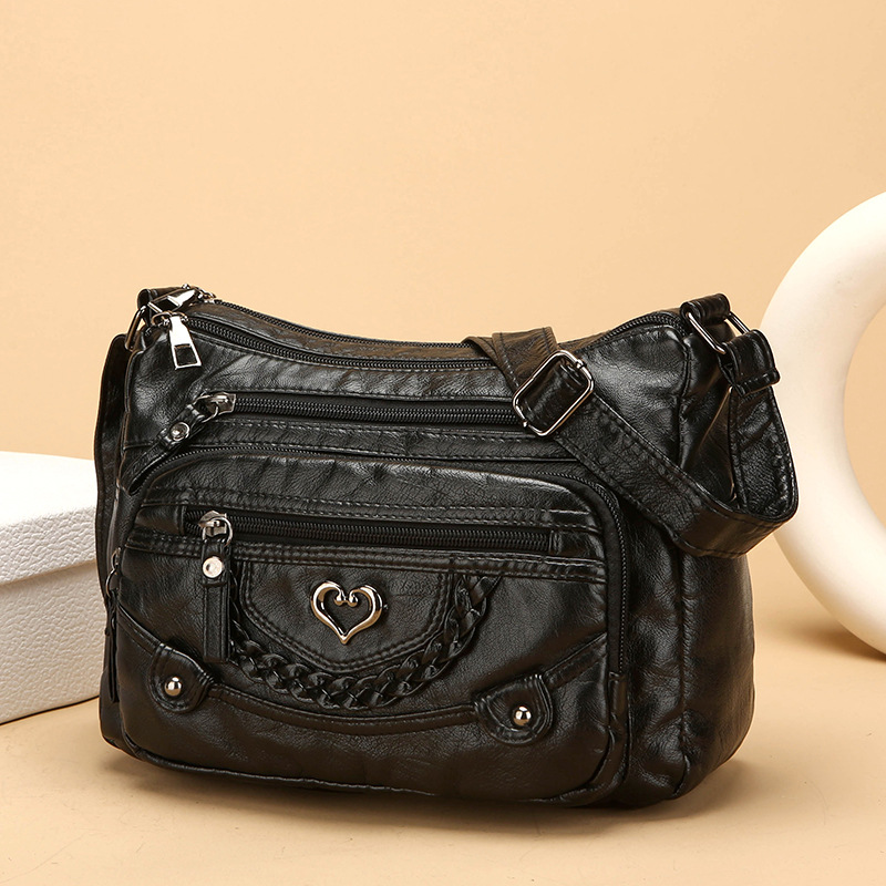 👜 PROMO LIMITÉE 50% DE RÉDUCTION ! ✨ Sac Bandoulière Femme – Cuir PU, Multi-poches, Réglable ✨