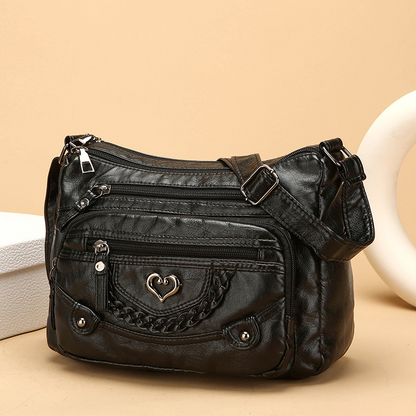 👜 PROMO LIMITÉE 50% DE RÉDUCTION ! ✨ Sac Bandoulière Femme – Cuir PU, Multi-poches, Réglable ✨