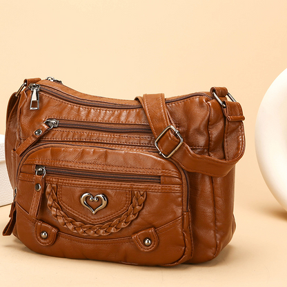 👜 PROMO LIMITÉE 50% DE RÉDUCTION ! ✨ Sac Bandoulière Femme – Cuir PU, Multi-poches, Réglable ✨