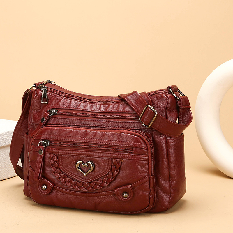 👜 PROMO LIMITÉE 50% DE RÉDUCTION ! ✨ Sac Bandoulière Femme – Cuir PU, Multi-poches, Réglable ✨