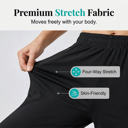 👖  Pantalon capri décontracté pour femme💨extensible & à séchage rapide – Léger, respirant & parfait pour les voyages, le sport ou le quotidien 🌸