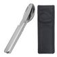 Set de couverts de voyage 4 en 1 en acier inoxydabl