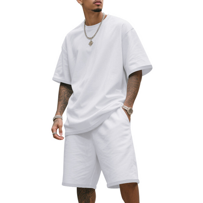 📢📢60 % DE RÉDUCTION !!!⏰Ensemble décontracté pour homme composé d'un t-shirt et d'un short