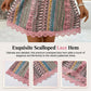 Robe Courte Bohème à Imprimé et Col V pour Femme