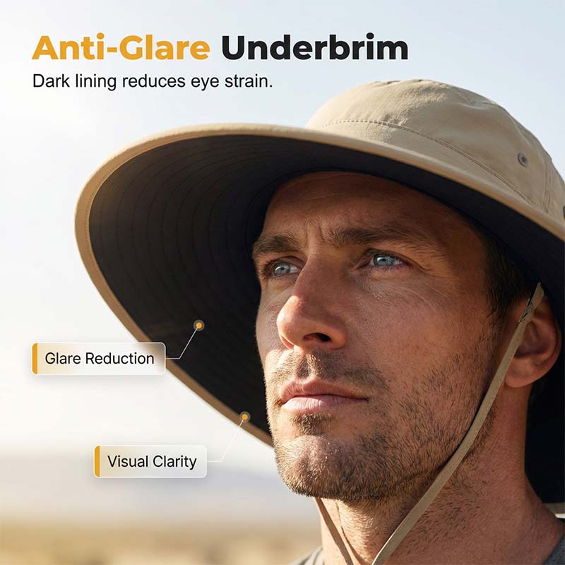🧢☀️ Chapeau à larges bords avec protection UPF 50+ et cache-cou 🛡️🌿