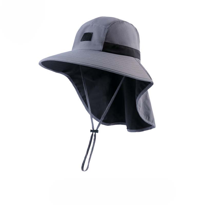 🧢☀️ Chapeau à larges bords avec protection UPF 50+ et cache-cou 🛡️🌿