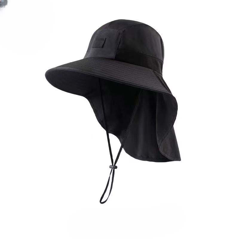 🧢☀️ Chapeau à larges bords avec protection UPF 50+ et cache-cou 🛡️🌿