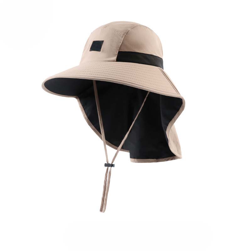 🧢☀️ Chapeau à larges bords avec protection UPF 50+ et cache-cou 🛡️🌿