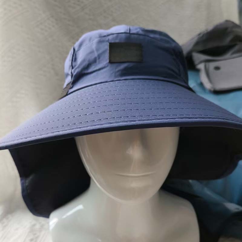 🧢☀️ Chapeau à larges bords avec protection UPF 50+ et cache-cou 🛡️🌿