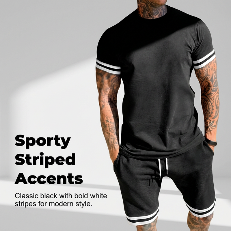 Ensemble décontracté T-shirt manches courtes et short
