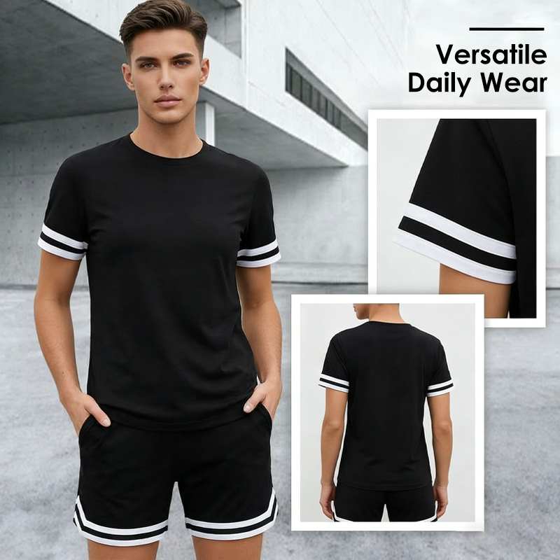 Ensemble décontracté T-shirt manches courtes et short