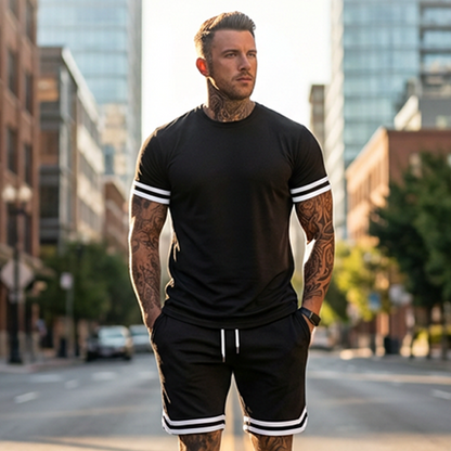 Ensemble décontracté T-shirt manches courtes et short