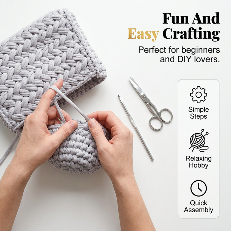 Kit complet de sac au crochet DIY