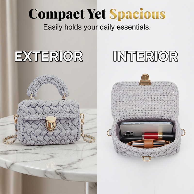 Kit complet de sac au crochet DIY