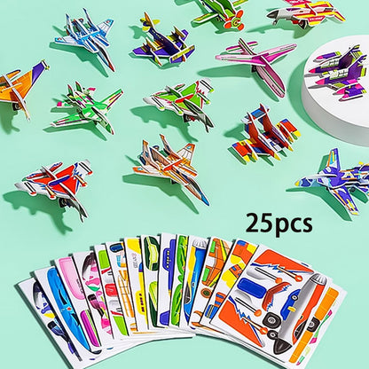 🦖 50 % DE RÉDUCTION ! 🧩 PUZZLE 3D ÉDUCATIF - Coffret de 50 pièces Dinosaures aux couleurs vives, développe la créativité et la pensée spatiale dès 4 ans 🎨✨
