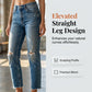 Un jean slim tendance au look usé pour femme