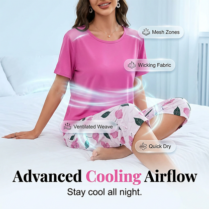 Ensemble de pyjama d’été confortable pour femme