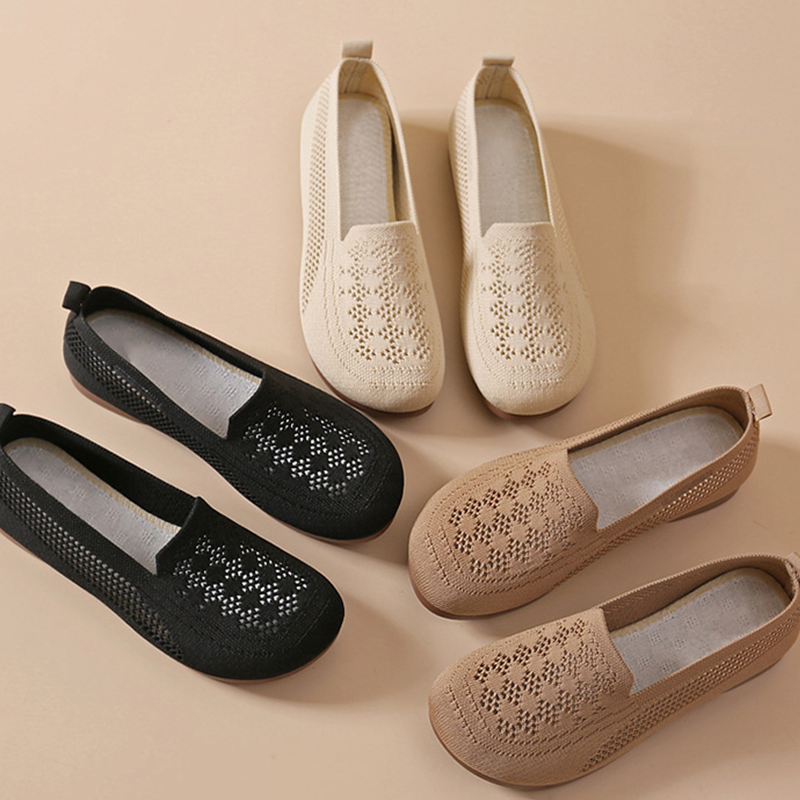 Chaussures à enfiler respirantes en maille Flyknit pour femme