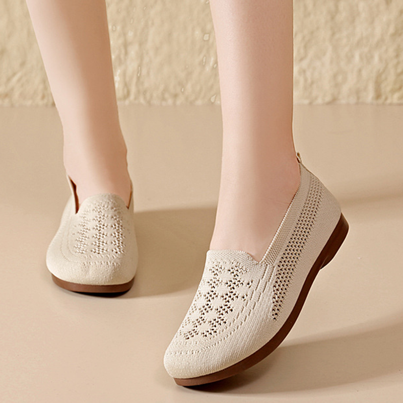 Chaussures à enfiler respirantes en maille Flyknit pour femme