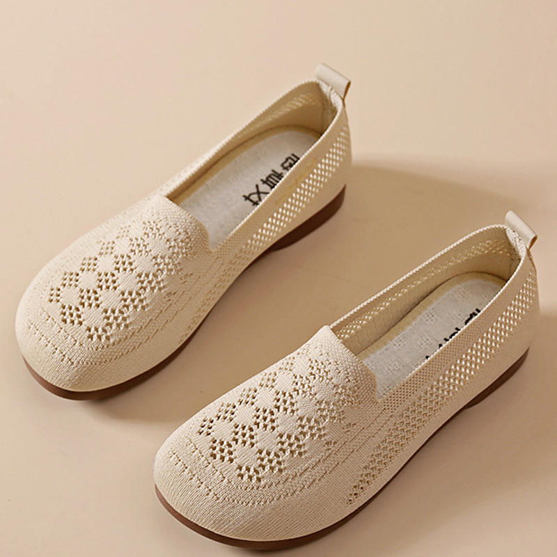 Chaussures à enfiler respirantes en maille Flyknit pour femme