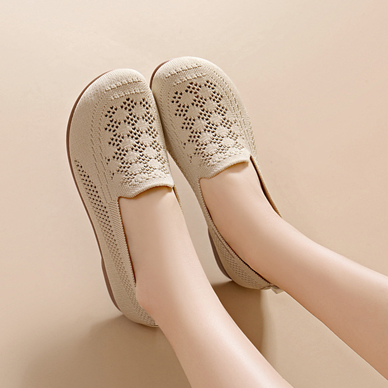 Chaussures à enfiler respirantes en maille Flyknit pour femme