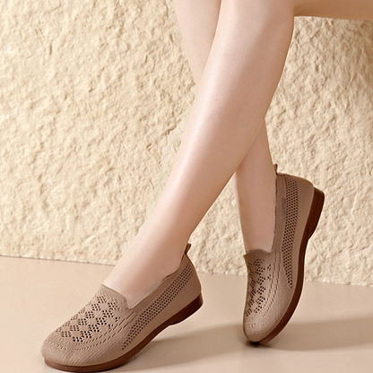 Chaussures à enfiler respirantes en maille Flyknit pour femme