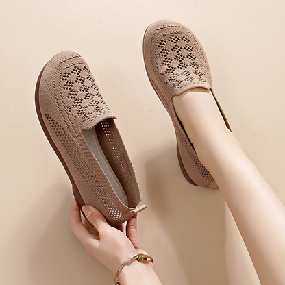 Chaussures à enfiler respirantes en maille Flyknit pour femme