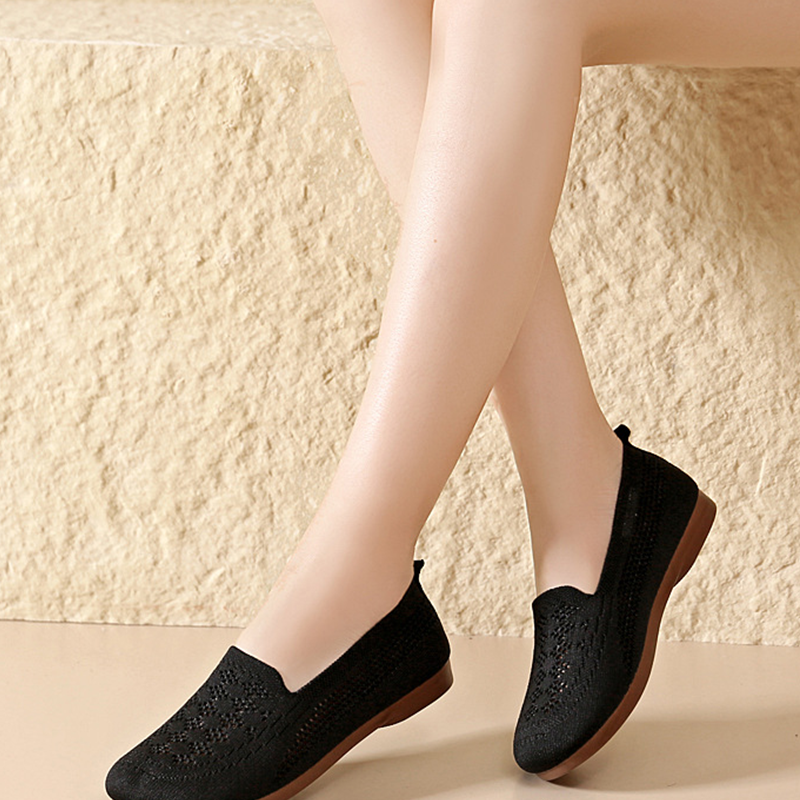 Chaussures à enfiler respirantes en maille Flyknit pour femme