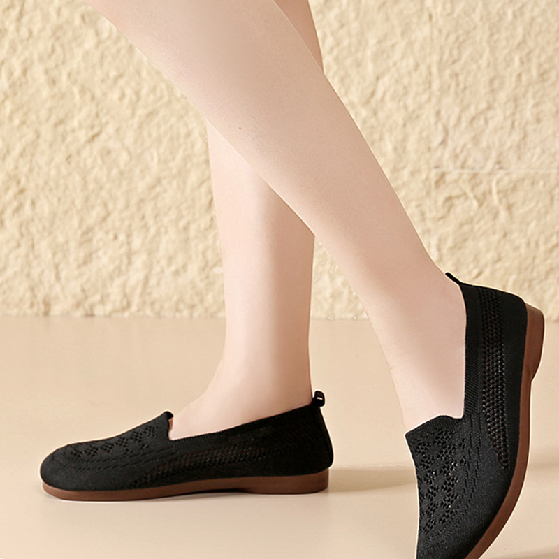Chaussures à enfiler respirantes en maille Flyknit pour femme