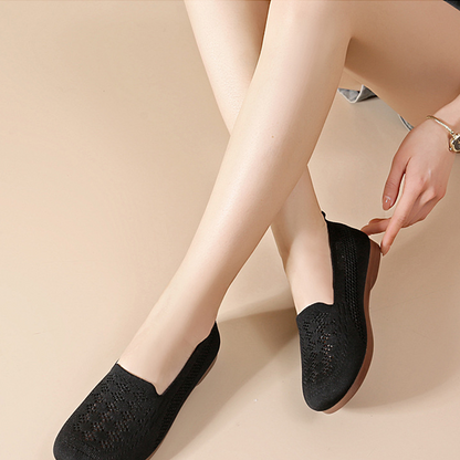 Chaussures à enfiler respirantes en maille Flyknit pour femme
