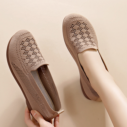 Chaussures à enfiler respirantes en maille Flyknit pour femme