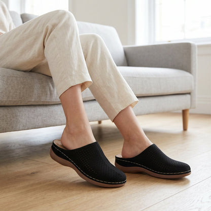 💐50% DE RÉDUCTION ! Mules à enfiler pour femme – Confort au quotidien, entrée et sortie faciles 🌸🦶【Offre Limitée】