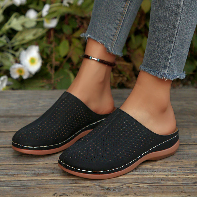 💐50% DE RÉDUCTION ! Mules à enfiler pour femme – Confort au quotidien, entrée et sortie faciles 🌸🦶【Offre Limitée】