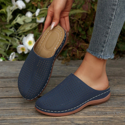 💐50% DE RÉDUCTION ! Mules à enfiler pour femme – Confort au quotidien, entrée et sortie faciles 🌸🦶【Offre Limitée】