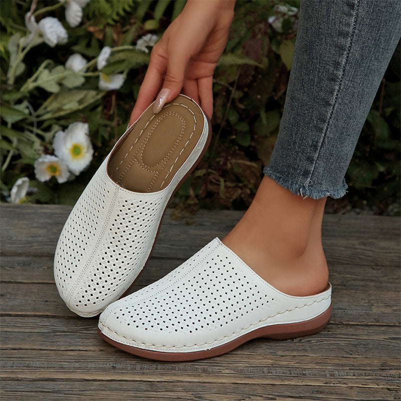 💐50% DE RÉDUCTION ! Mules à enfiler pour femme – Confort au quotidien, entrée et sortie faciles 🌸🦶【Offre Limitée】