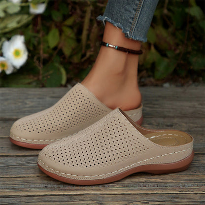 💐50% DE RÉDUCTION ! Mules à enfiler pour femme – Confort au quotidien, entrée et sortie faciles 🌸🦶【Offre Limitée】
