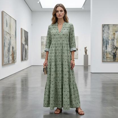 Robe d'été à fleurs pour femme