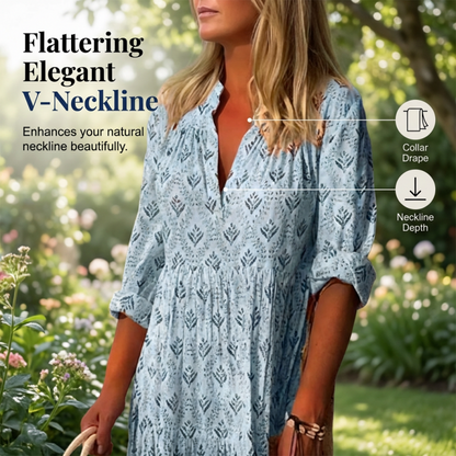 Robe d'été à fleurs pour femme