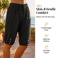 Pantalon Capri pour femme avec taille à cordon