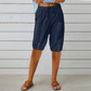 Pantalon Capri pour femme avec taille à cordon