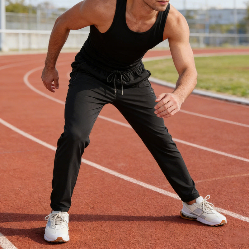 Pantalon de Sport Léger Homme avec Poches Zippées