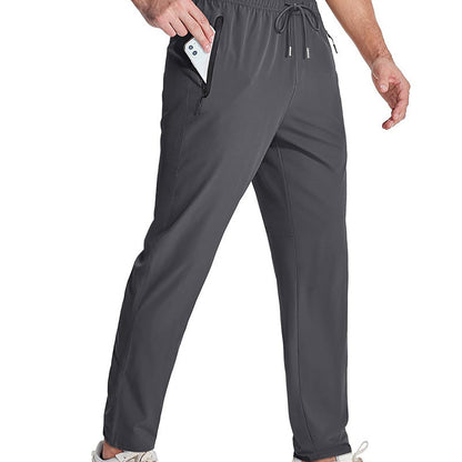 Pantalon de Sport Léger Homme avec Poches Zippées