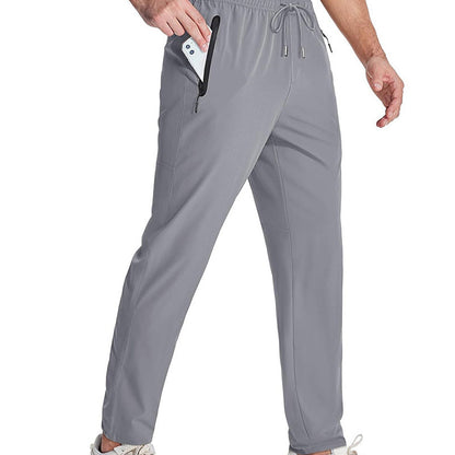 Pantalon de Sport Léger Homme avec Poches Zippées